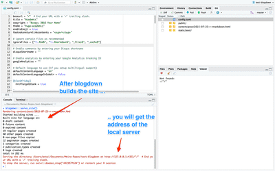 Set Options in Rprofile. 