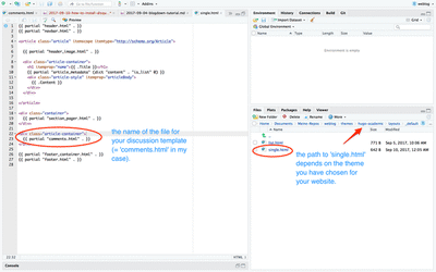 Configure Disqus for your site.