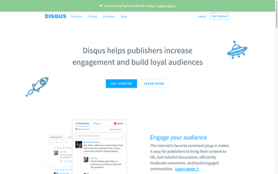 Create an account on Disqus.